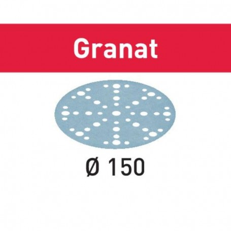 Festool - 575169 -  Disco de lijar STF D150/48 P280 GR/100 Granat - 1