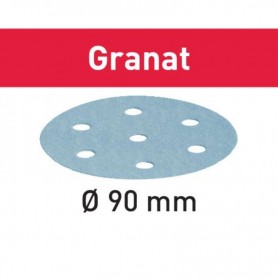 Festool - 497850 -  Disco de lijar STF D90/6 P280 GR /100 Granat - 1