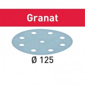 Festool - 497176 -  Disco de lijar STF D125/8 P360 GR/100 Granat - 1