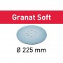Festool - 204221 -  Disco de lijar STF D225 P80 GR S/25 Granat Soft - 1