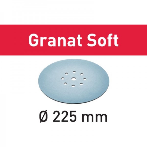 Festool - 204222 -  Disco de lijar STF D225 P100 GR S/25 Granat Soft - 1