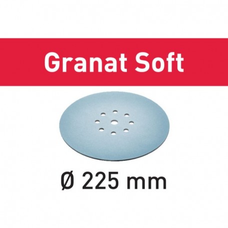 Festool - 204226 -  Disco de lijar STF D225 P240 GR S/25 Granat Soft - 1