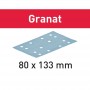 Festool - 497118 -  Hoja de lijar STF 80x133 P60 GR/50 Granat - 1