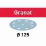 Festool - 497168 -  Disco de lijar STF D125/8 P100 GR/100 Granat - 1