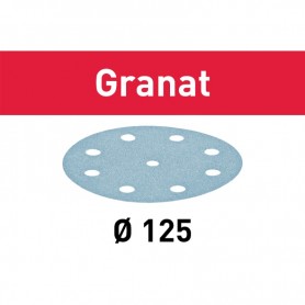 Festool - 497178 -  Disco de lijar STF D125/8 P500 GR/100 Granat - 1