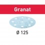 Festool - 497182 -  Disco de lijar STF D125/8 P1500 GR/50 Granat - 1