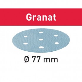 Festool - 497405 -  Disco de lijar STF D77/6 P80 GR/50 Granat - 1