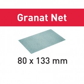 Festool - 203285 -  Abrasivo de malla STF 80x133 P80 GR NET/50 Granat Net - 1