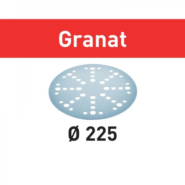 Festool - 205654 -  Disco de lijar STF D225/48 P60 GR/25 Granat - 1