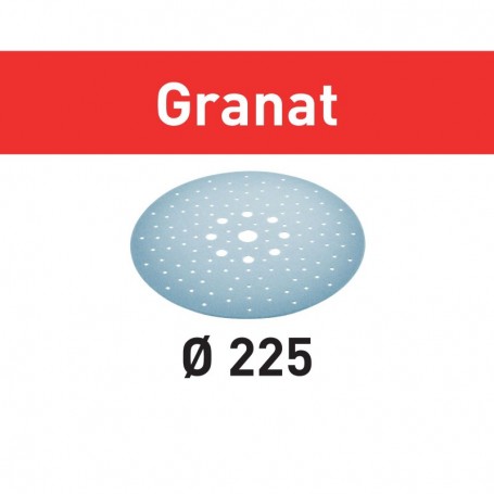 Festool - 205656 -  Disco de lijar STF D225/128 P100 GR/25 Granat - 1