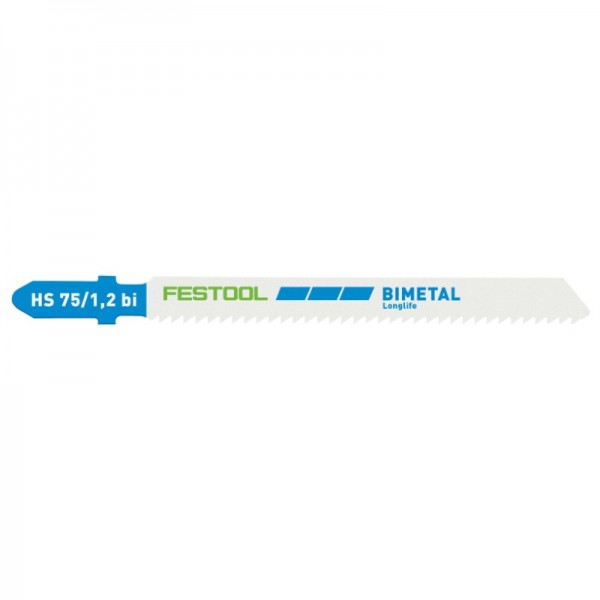 Festool - 204270 -  Hoja de calar HS 75/1.2 BI/5 METAL STEEL/STAINLESS STEEL - 1