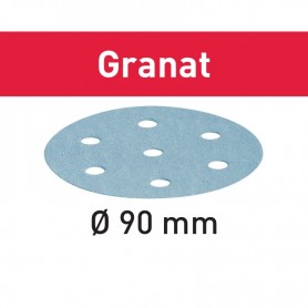 Festool - 497371 -  Disco de lijar STF D90/6 P240 GR/100 Granat - 1