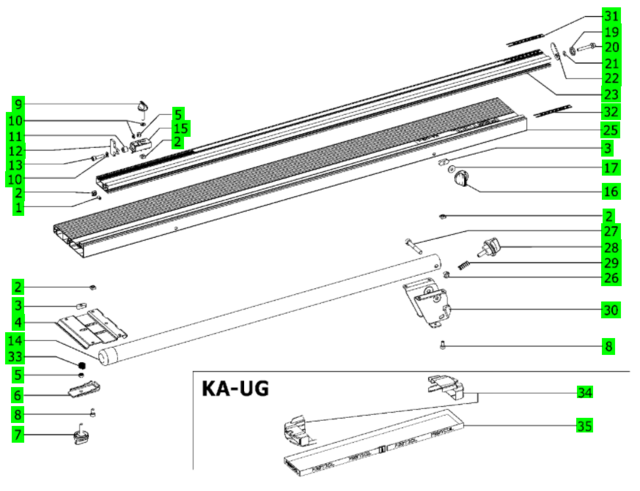 Despiece de KA-UG-KS 120-L